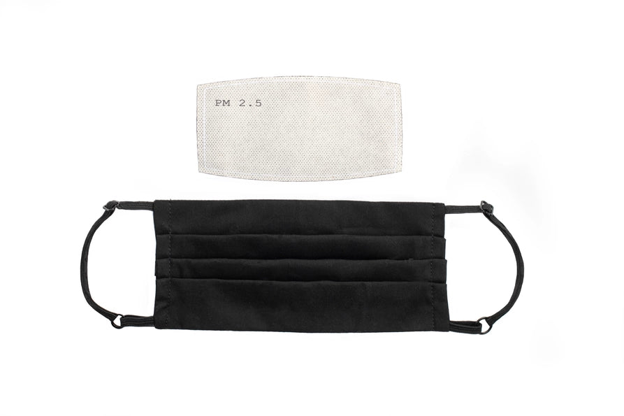3-Pack Reusable Cotton Face Masks with PM2.5 Filter